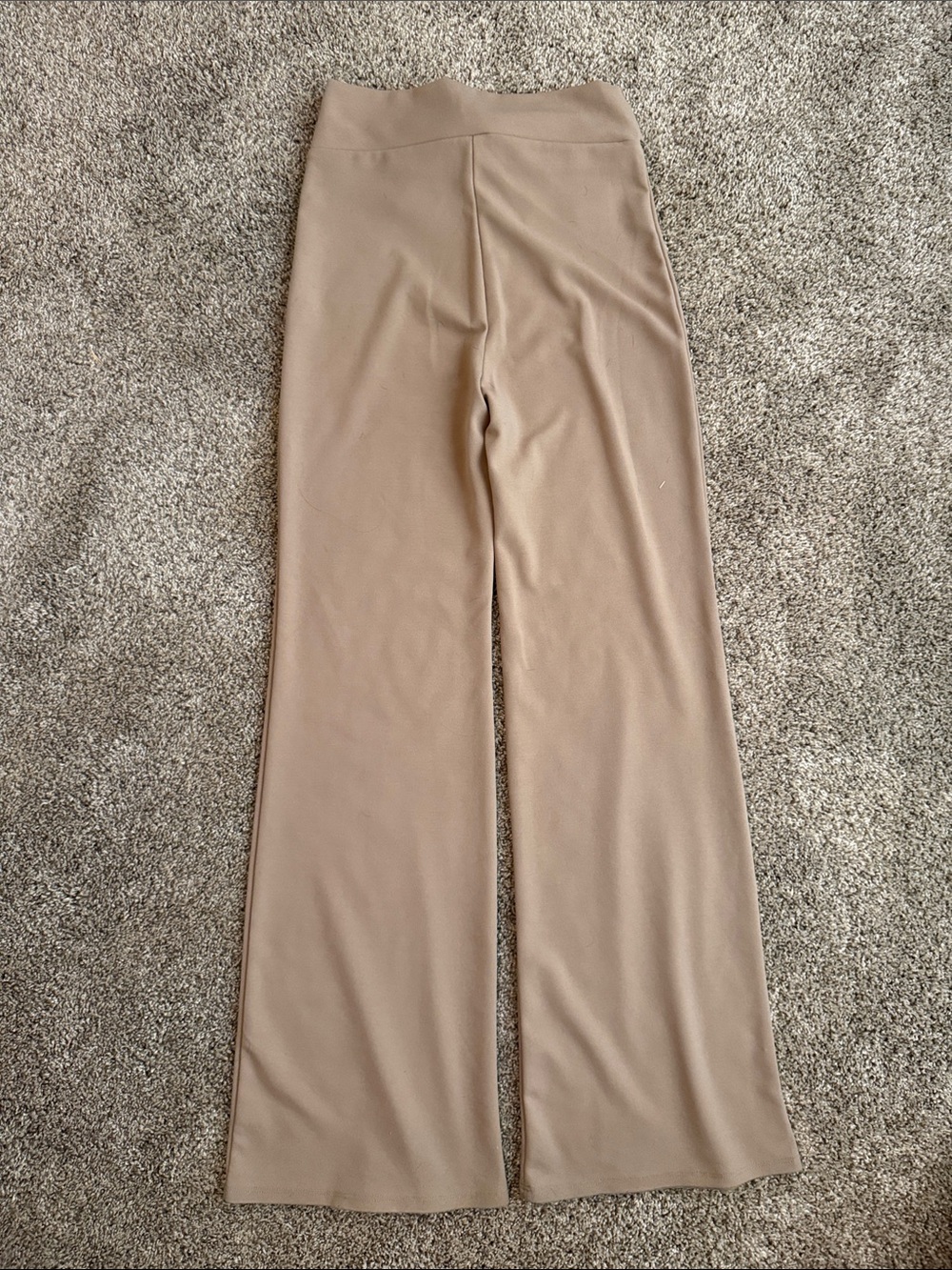 Windsor Taupe Tie-Waist Flare Pants - Picture 3 of 3